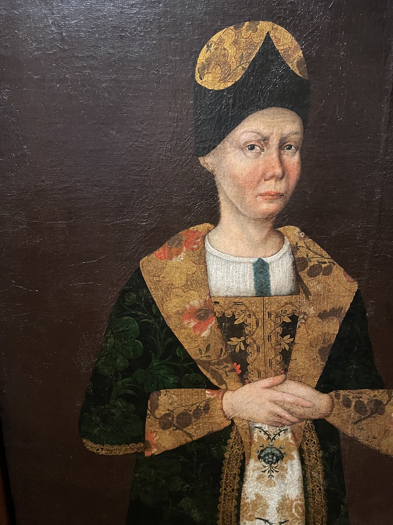 Portrait d'une noble ruthène au musée d'art sacré Ciolek à Cracovie.