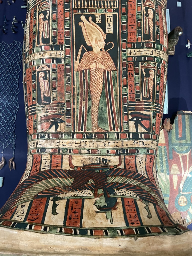 Sarcophage égyptien au Musée Czartoryski à Cracovie.