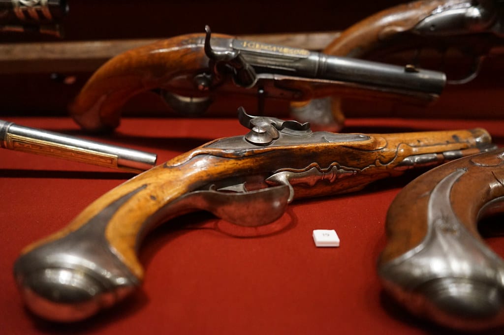 Expositions d'armes au Musée Czartoryski à Cracovie.