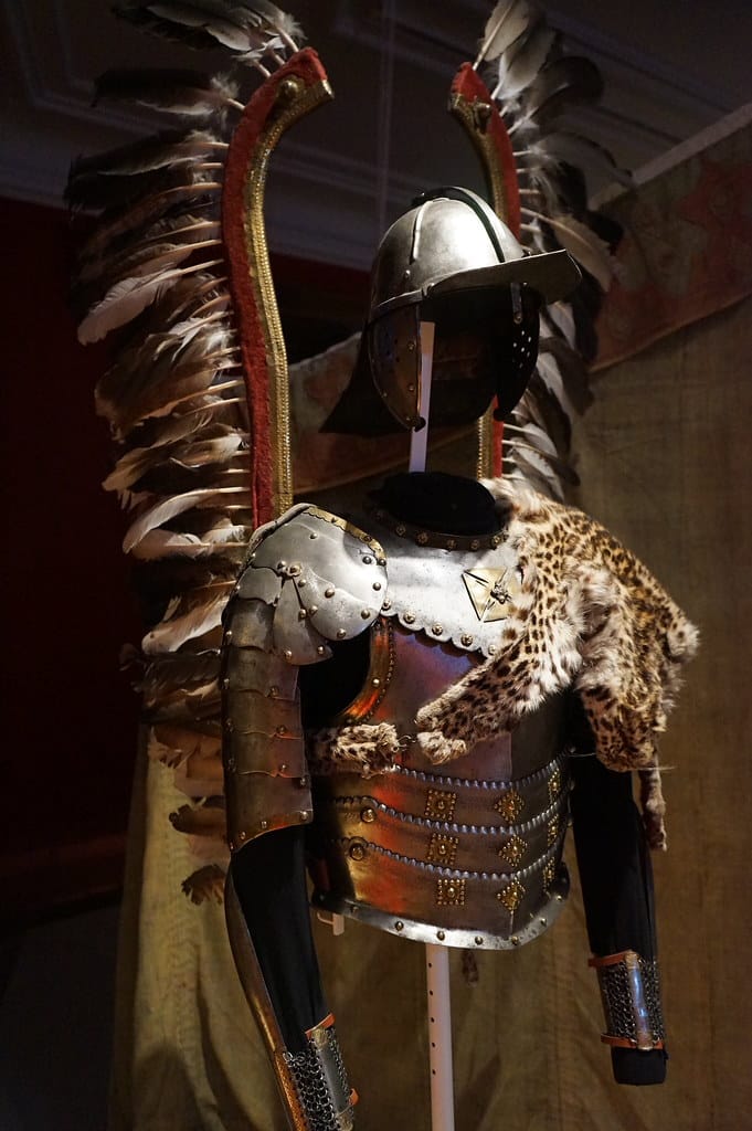 Armure hussard au Musée Czartoryski à Cracovie.
