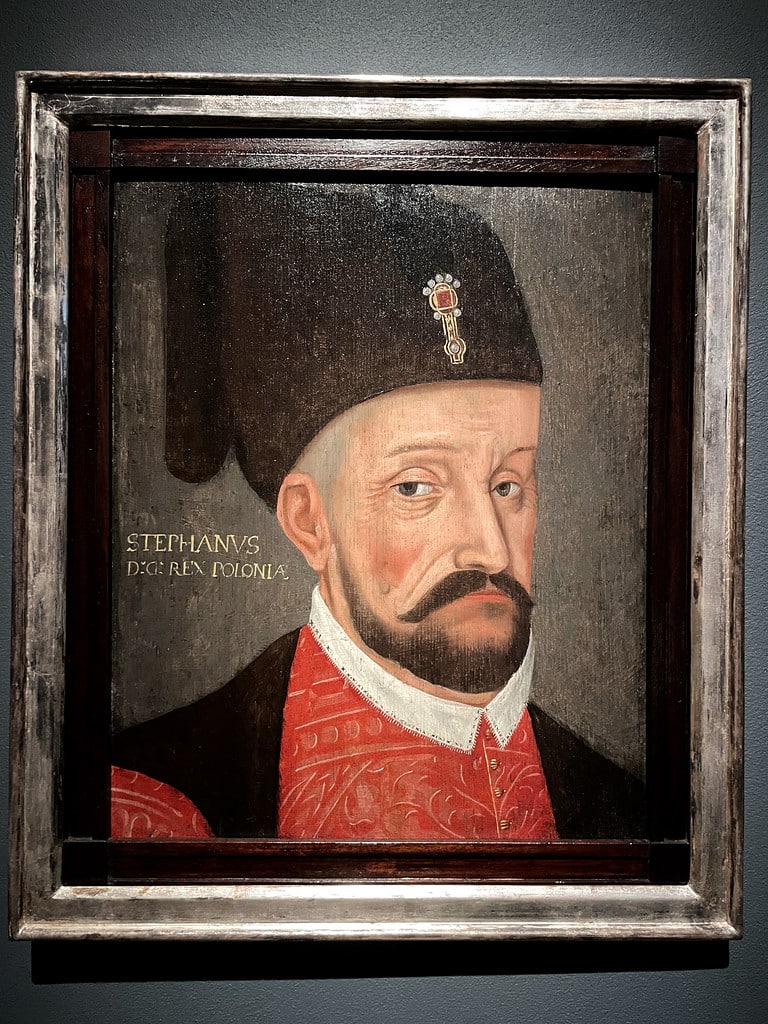 Portrait de Batory, prince de Transylvanie devenu roi de Pologne au Musée Czartoryski à Cracovie.