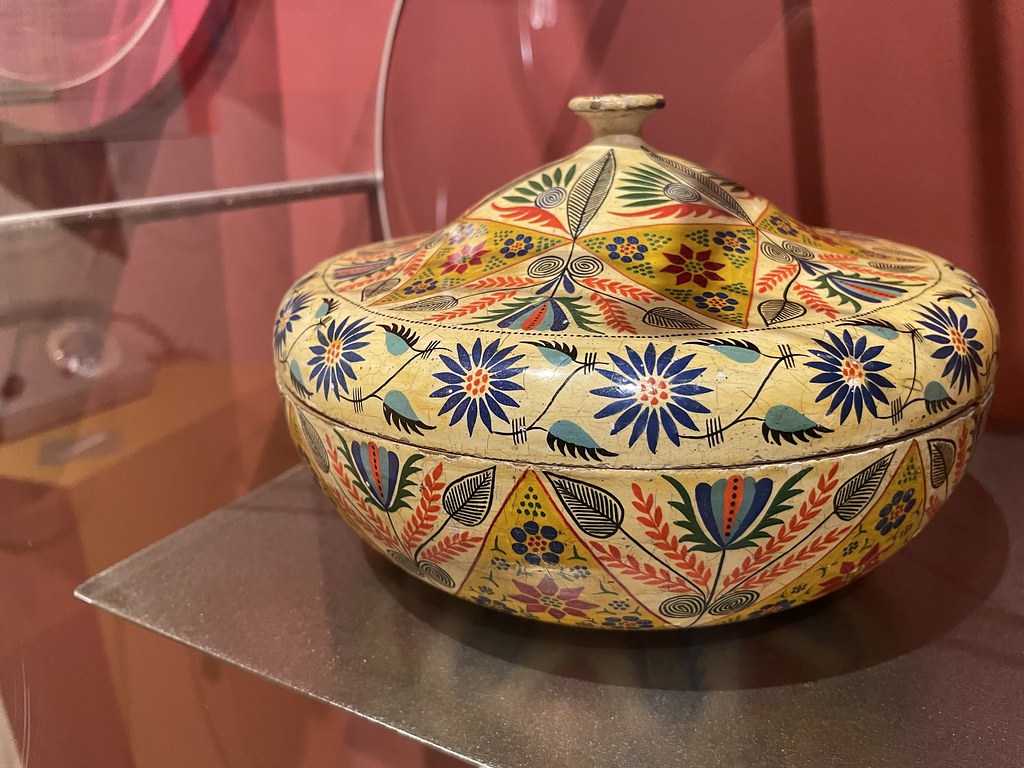 Boite à chocolat de Jozefa Kogut au musée ethnographique de Cracovie.