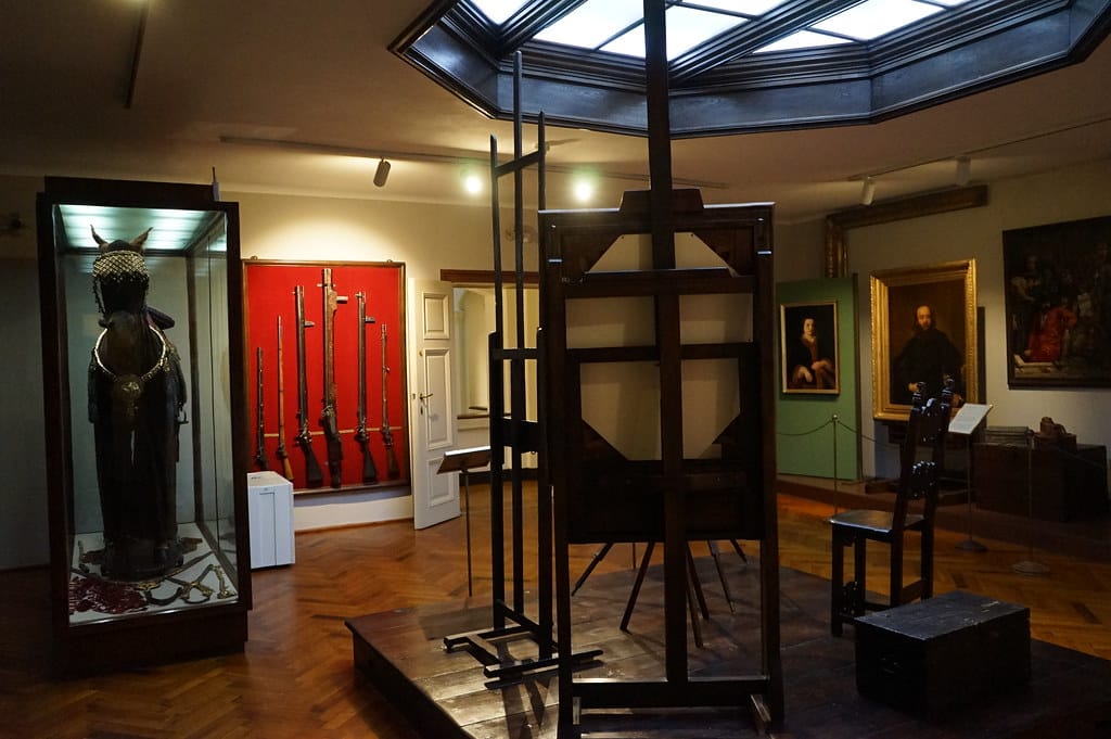 Atelier de l'artiste dans le Musée Matejko à Cracovie.