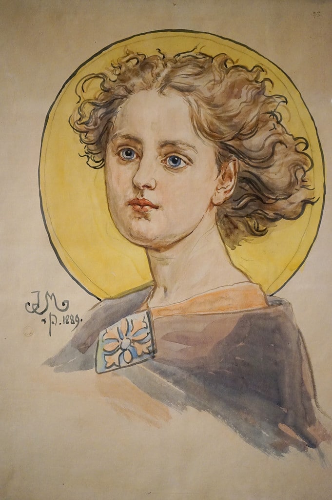 Croquis pour la Basilique Sainte Marie de Cracovie au Musée Matejko.