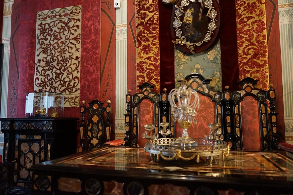 Salon reconstitué de l'artiste dans le Musée Matejko de Cracovie.