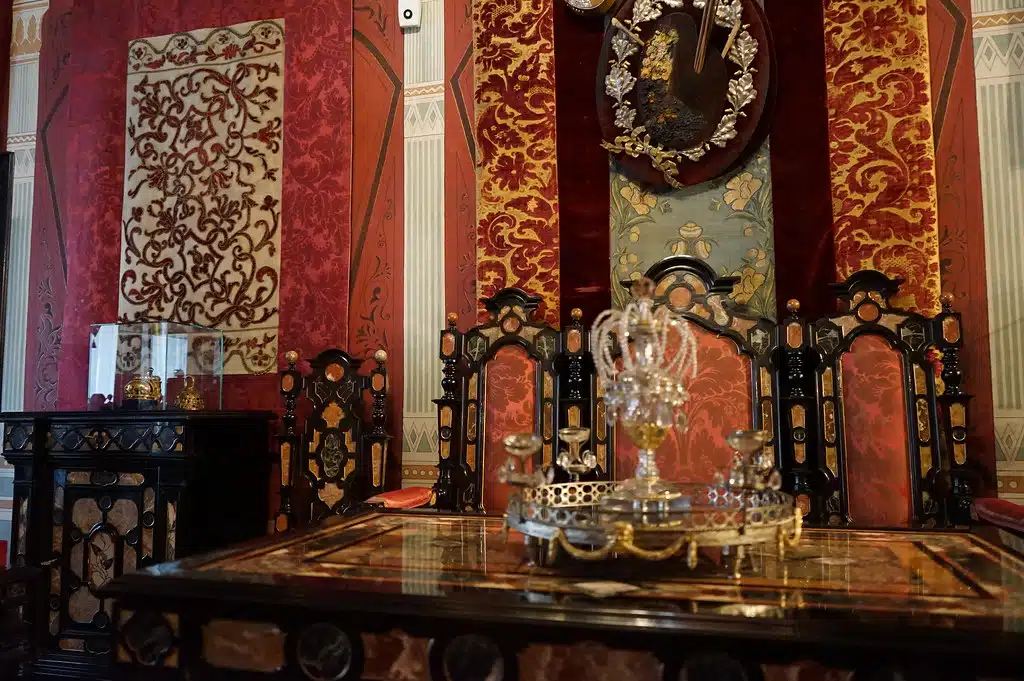 Salon reconstitué de l'artiste dans le Musée Matejko de Cracovie.