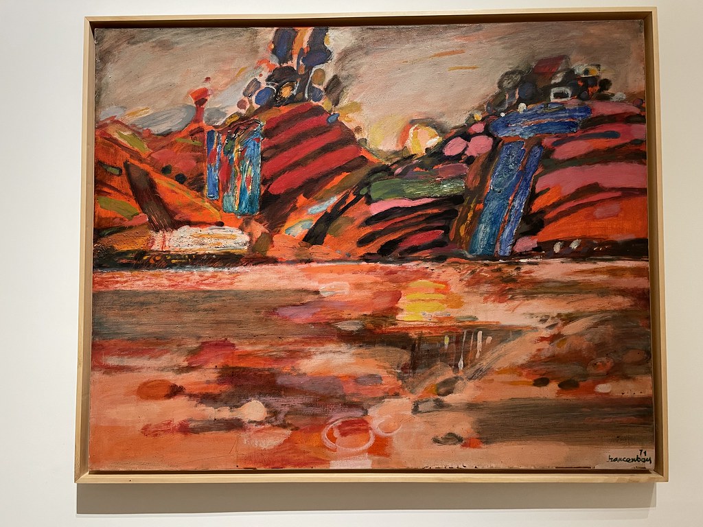 "Jeziora, zachod slonca" (ou "lac, coucher du soleil") de Jan Szancenbach (1971).