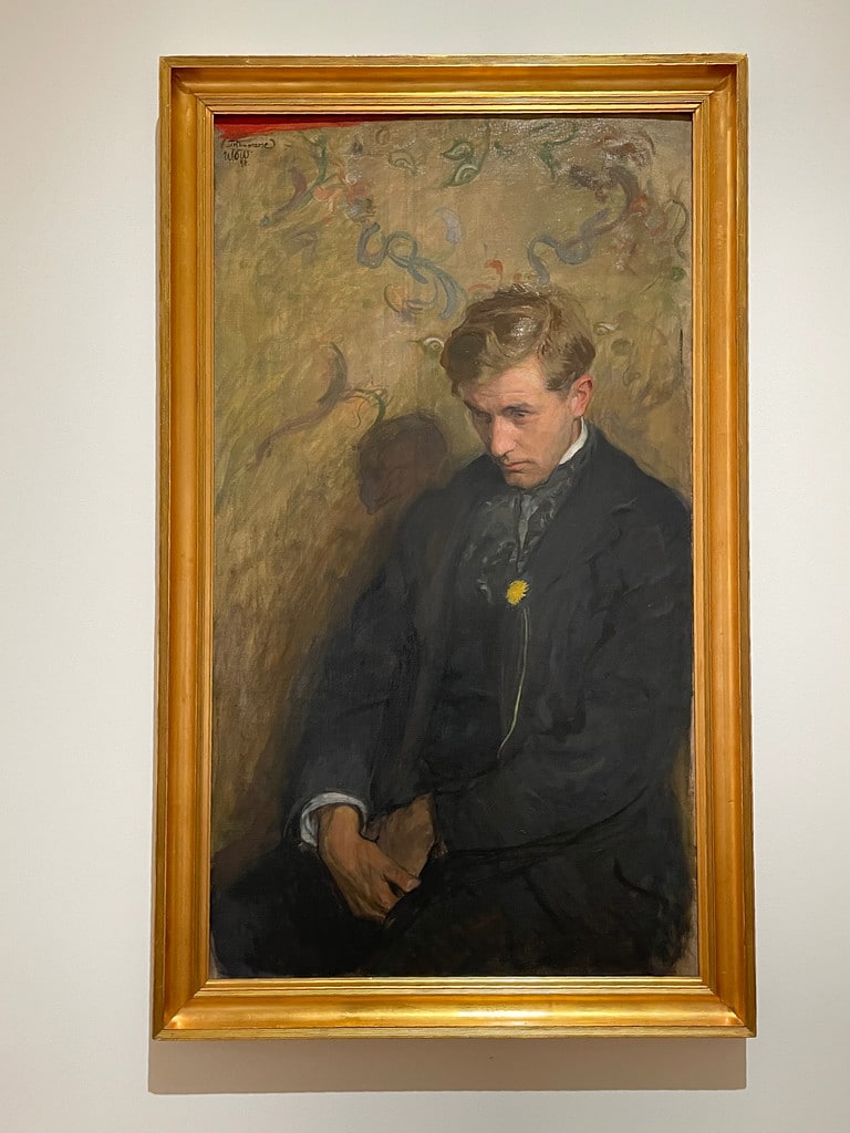 "Mélancolique" de Wojciech Weiss (1898) au Muzeum Narodowy de Cracovie.