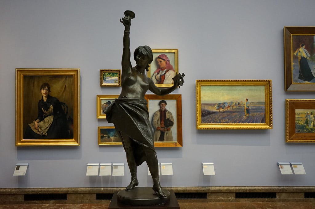 Dans le Musée National des Sukiennice à Cracovie.