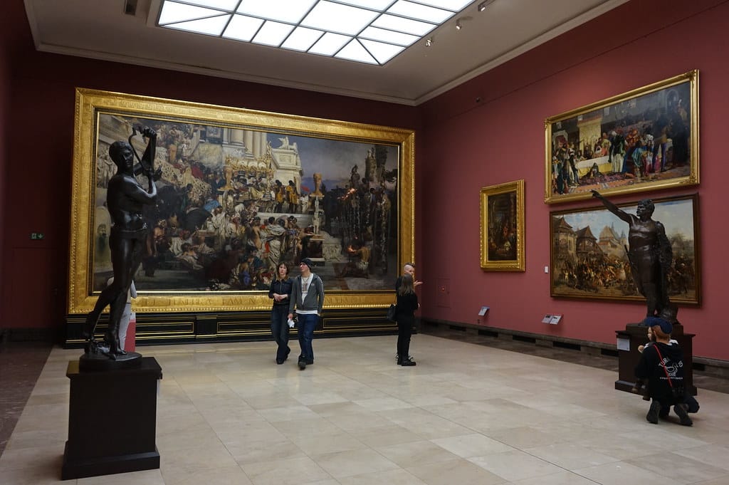 Dans le Musée National des Sukiennice à Cracovie.