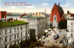 Vieilles cartes postales de Cracovie