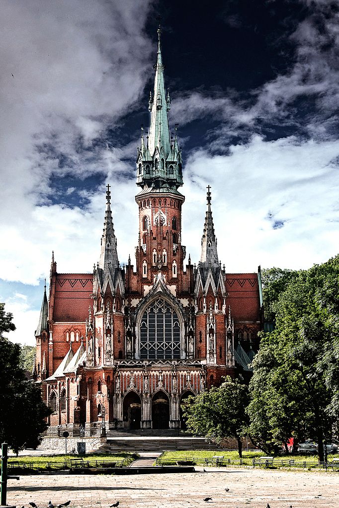 Eglise emblématique du quartier de Podgorze à Cracovie. Photo de Daniel Zolopa