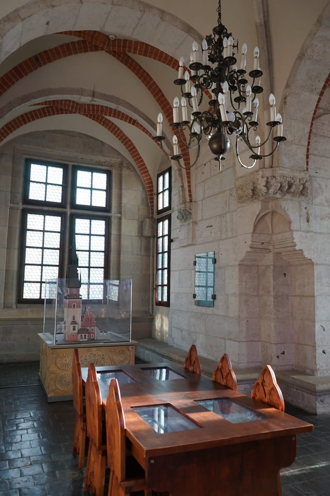 Musée à l'intérieur du Ratusz de Cracovie.
