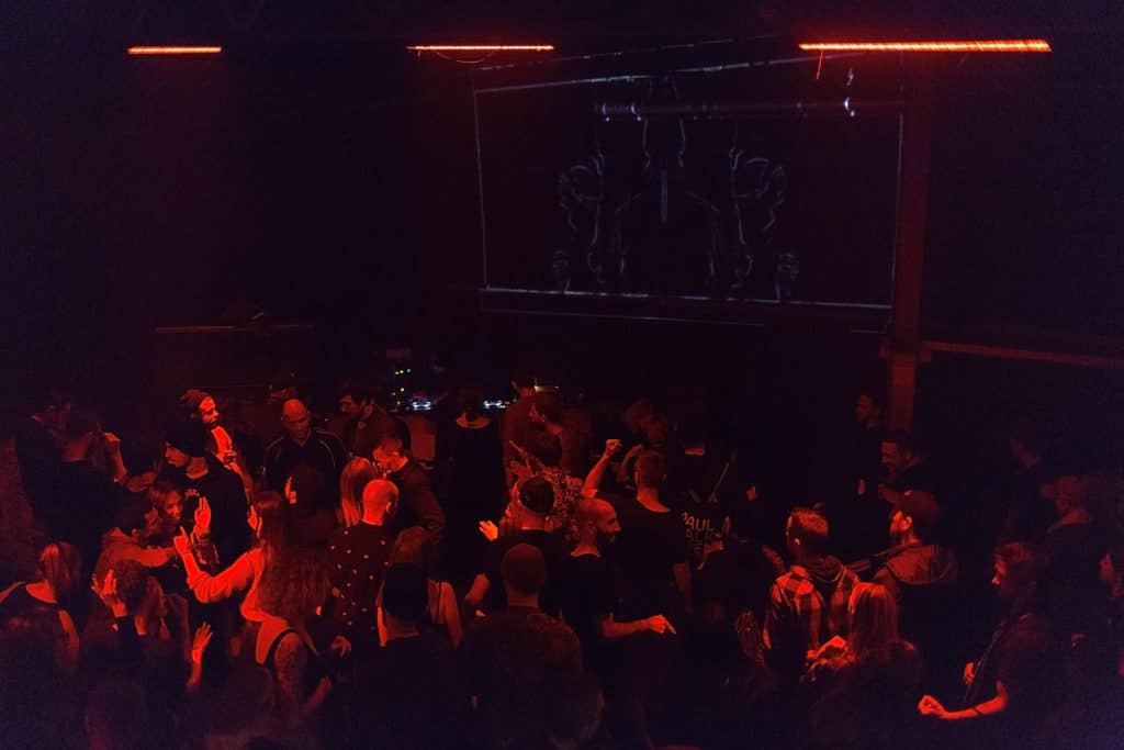 Club techno au STK47 à Cracovie. Club techno au STK47 à Cracovie.