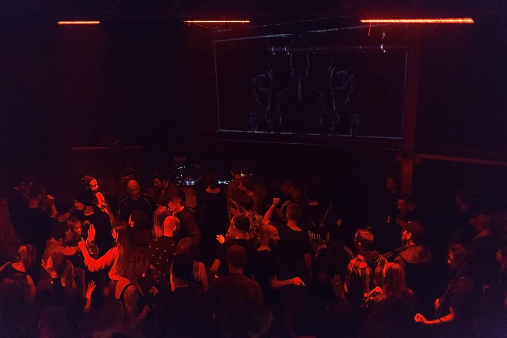 Club techno au STK47 à Cracovie.