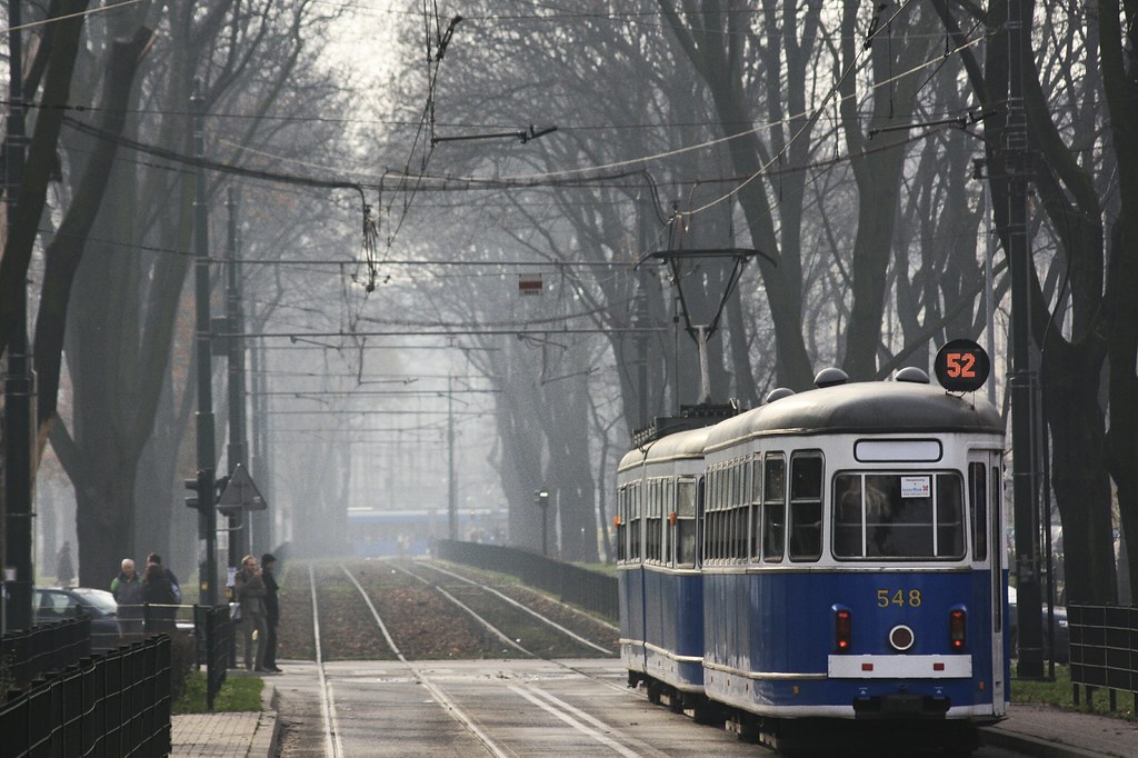 Ligne de tramway à Cracovie - Photo de Filip Knežić