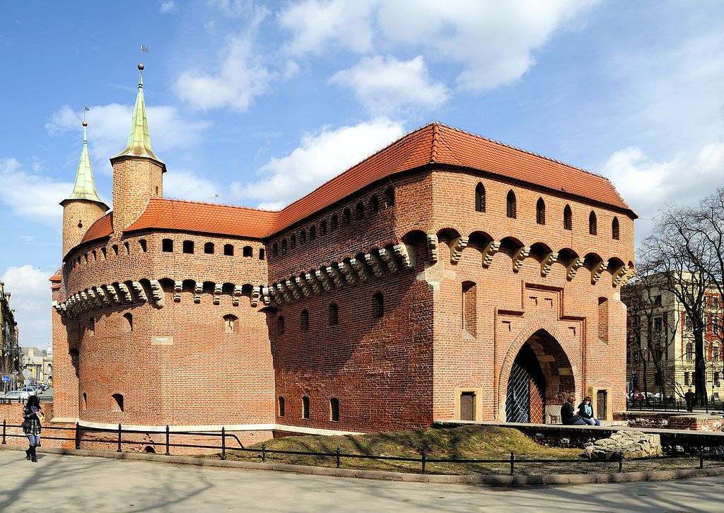 Barbacane de Cracovie, principale porte d'entrée médievale - Photo de Taxiarchos228