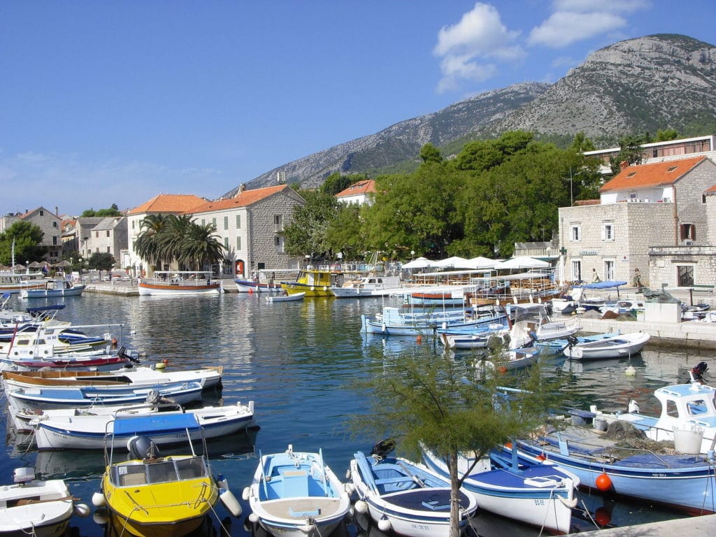 Port sur l'ile Brac en Croatie - Photo de Kirilll