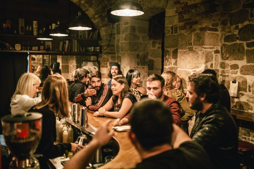 Dans le bar à cocktails (mais pas que) Daltonist à Split.