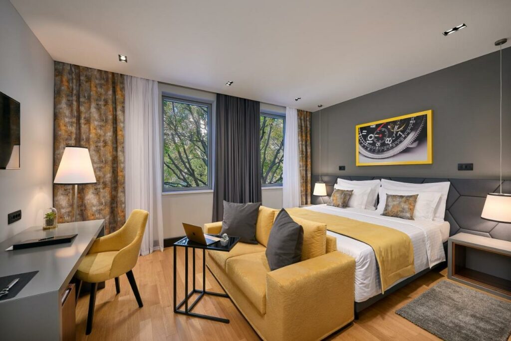 Chambre de l'hotel Ora à Split.