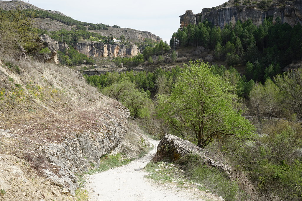 Dans le canyon du Rio Jucar au nord de Cuenca.