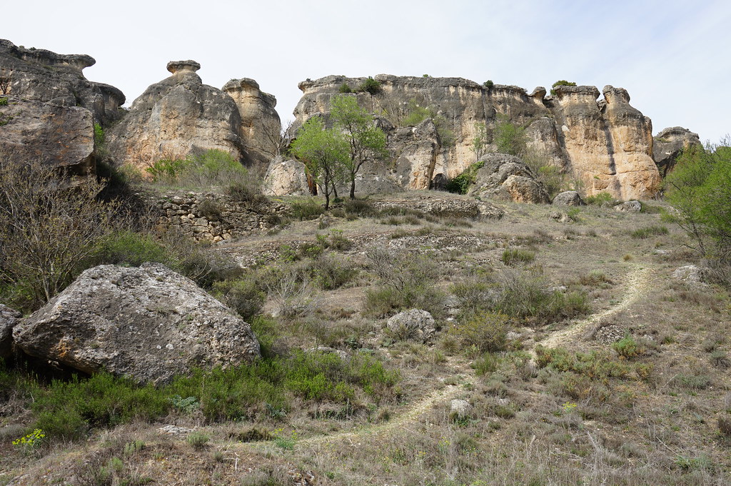 Dans le canyon du Rio Jucar au nord de Cuenca.