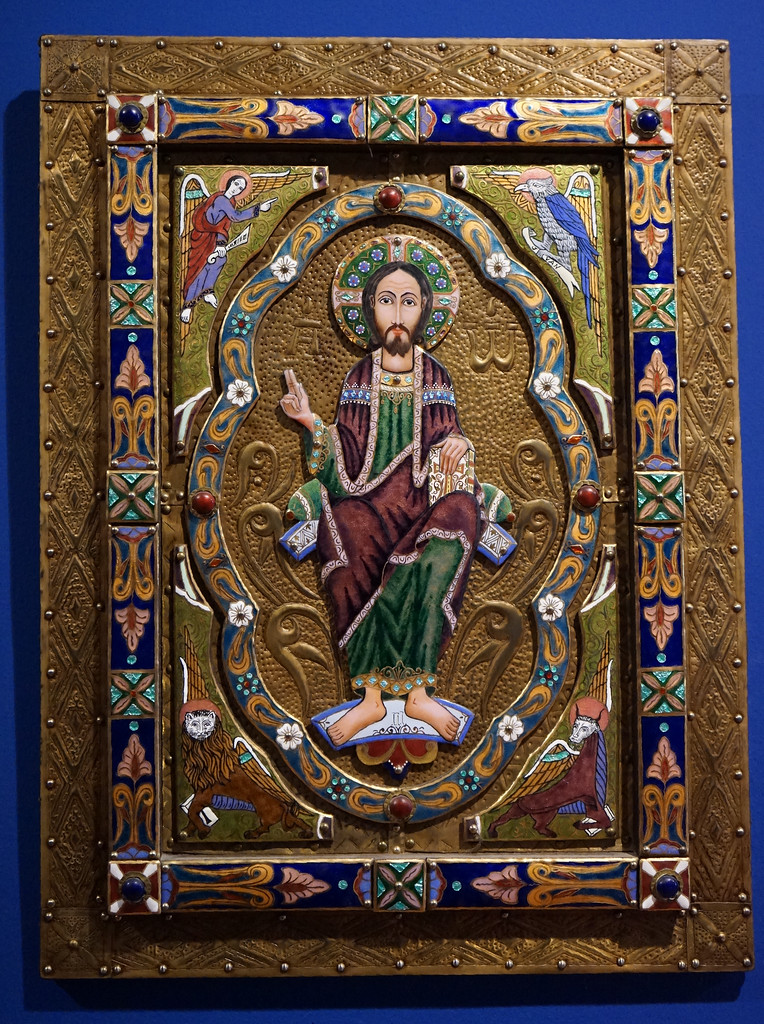 Expo d'art et d'icones orthodoxes dans la Cathédrale de Cuenca.