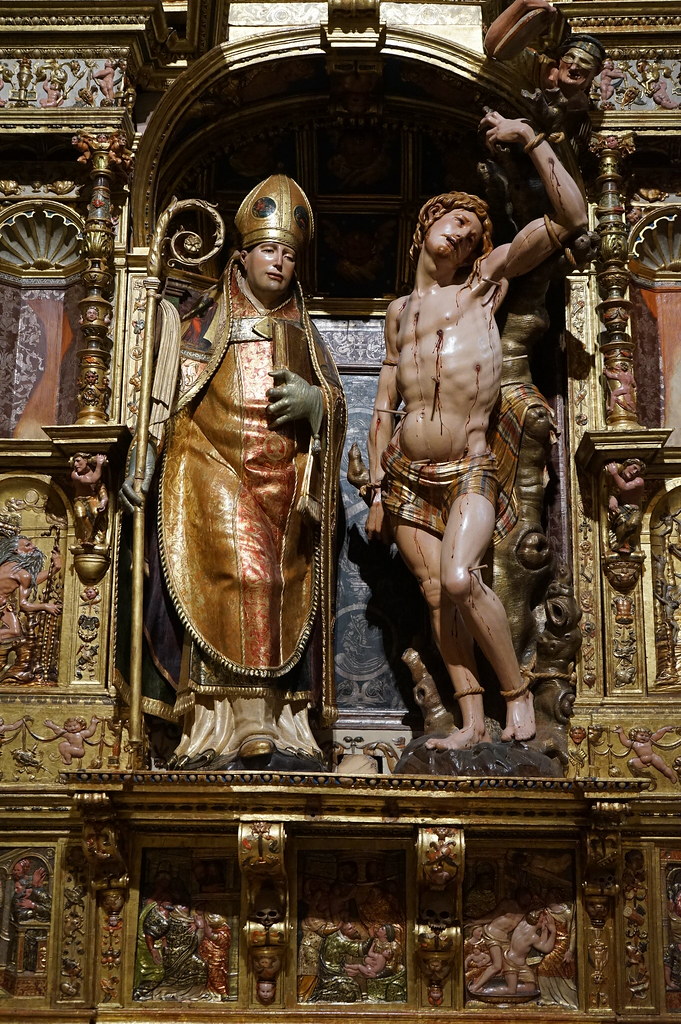 Martyr de Saint Sébastien dans la Cathédrale de Cuenca.