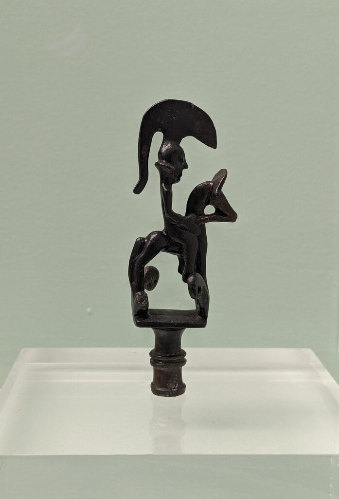 Sceptre équestre, 5ème-4ème siècle avant JC. De Puebla du Salvador. Musée de Cuenca (Espagne).