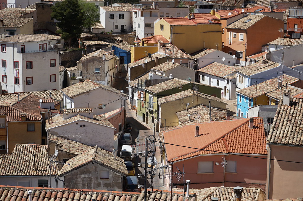 Vue du quartier de San Anton à Cuenca.