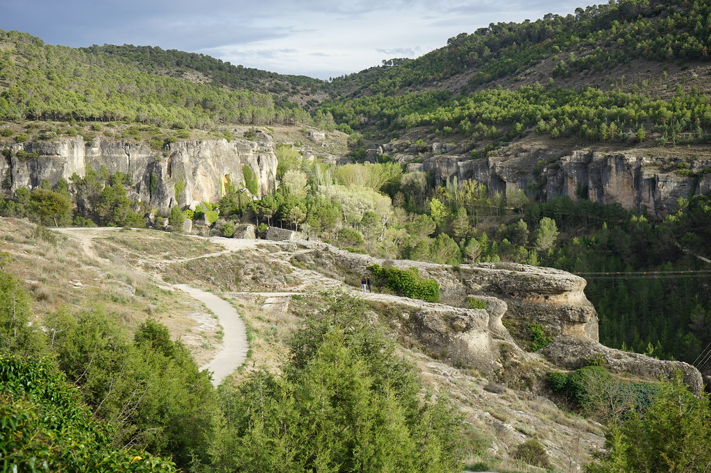 Vue sur le canyon du Rio Jucar au nord de Cuenca.