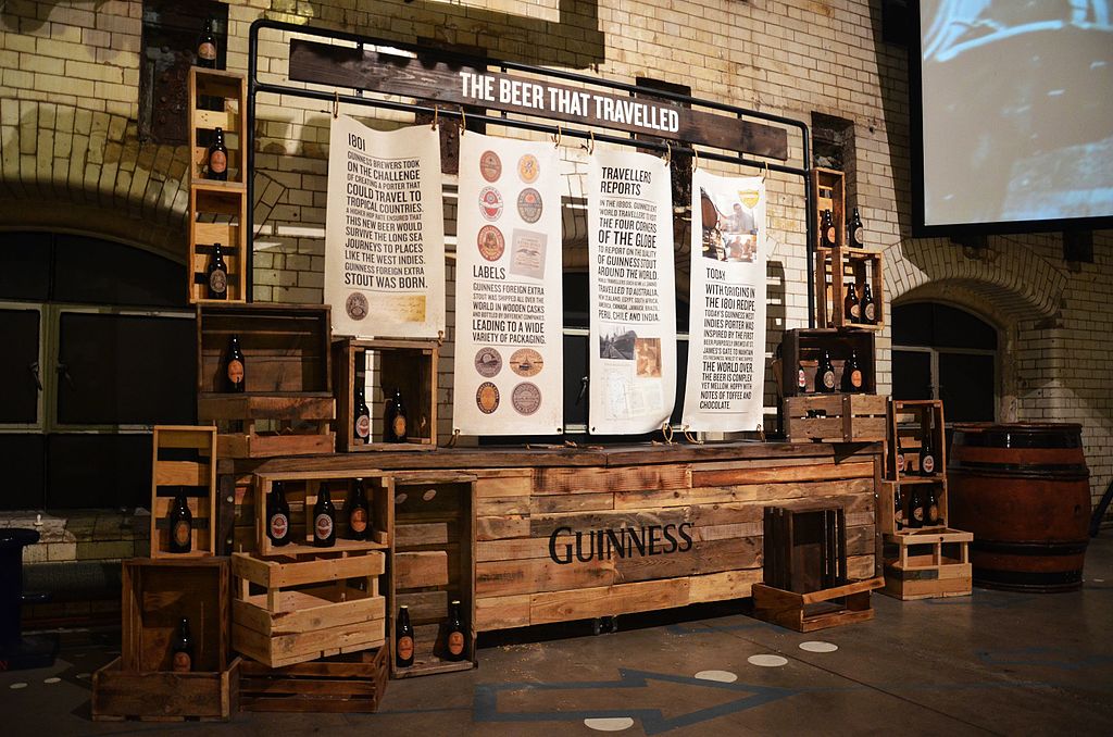 Dans le musée de Guinness Storehouse à Dublin - Photo de Steven Lek