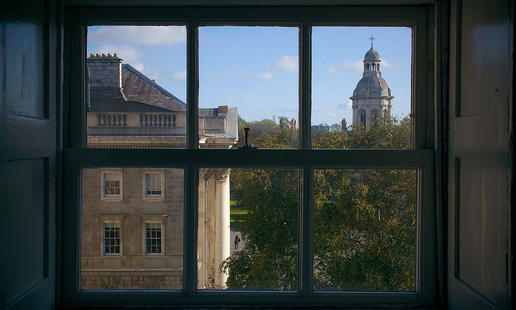 Vue sur le campanile du Trinity College à Dublin - Photo de Rob Hurson