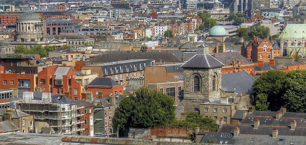 Vue depuis le Gravity bar au Guinness Storehouse à Dublin - Photo de Psyberartist