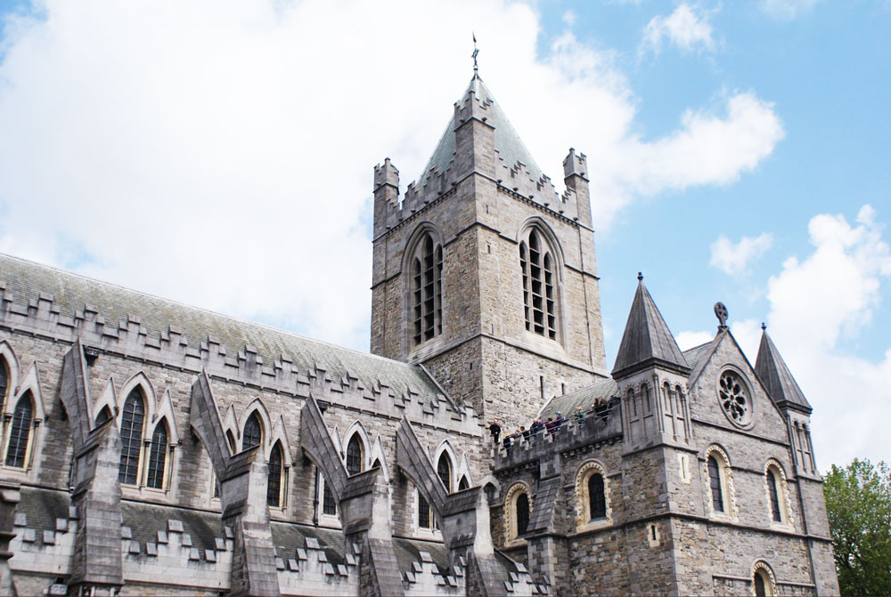 Vue sur la Cathédrale ChristChurch à Dublin 