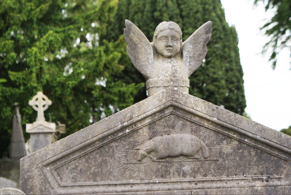 Dans le Cimetière de Glasnevin à Dublin.