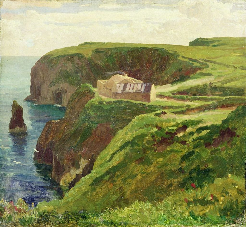 dublin-hugh-lande-Frederic_Leighton_-_Malin_Head,_Donegal_(1874)