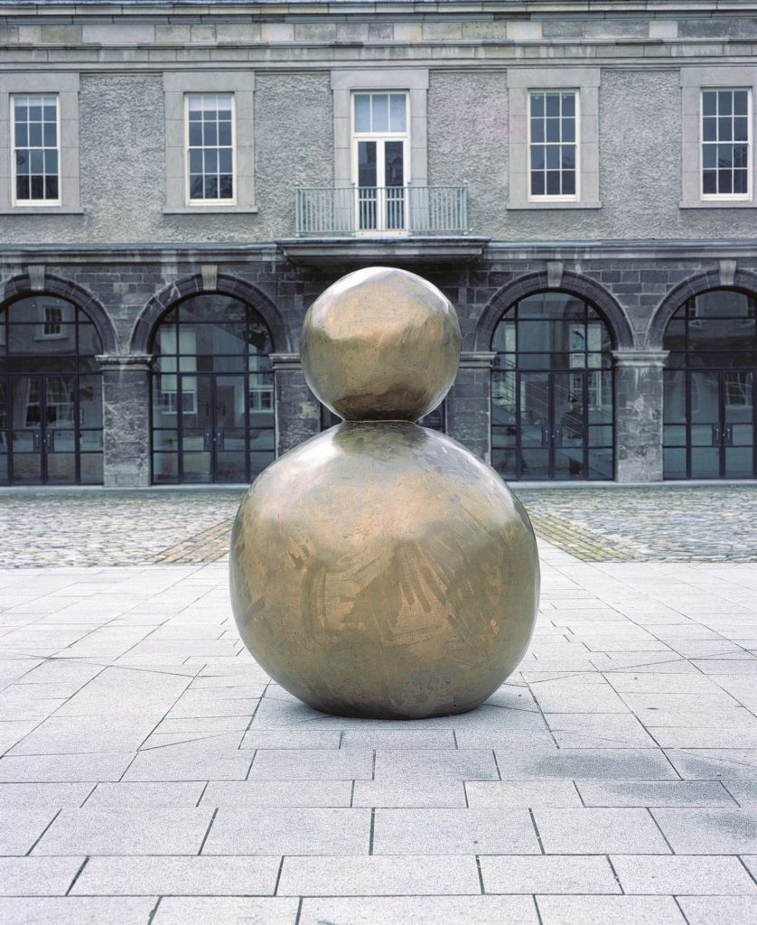 "Back of Snowman" de Gary Hume dans le musée d'art moderne de Dublin (IMMA). 