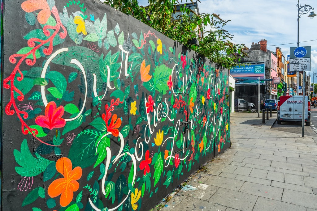 Street art dans le quartier de Portobello de Dublin - Photo de William Murphy