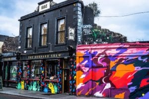 Quartier de Portobello à Dublin : Coin hipster et arty