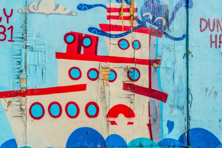 Quartier de Portobello à Dublin Coin hipster et arty