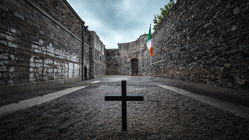 Cour d'exécution de la Prison de Kilmainham à Dublin - Photo de Giuseppe Milo