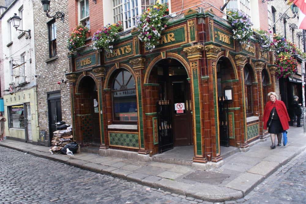 Pub + concert au The Quays dans le quartier de Temple Bar à Dublin.