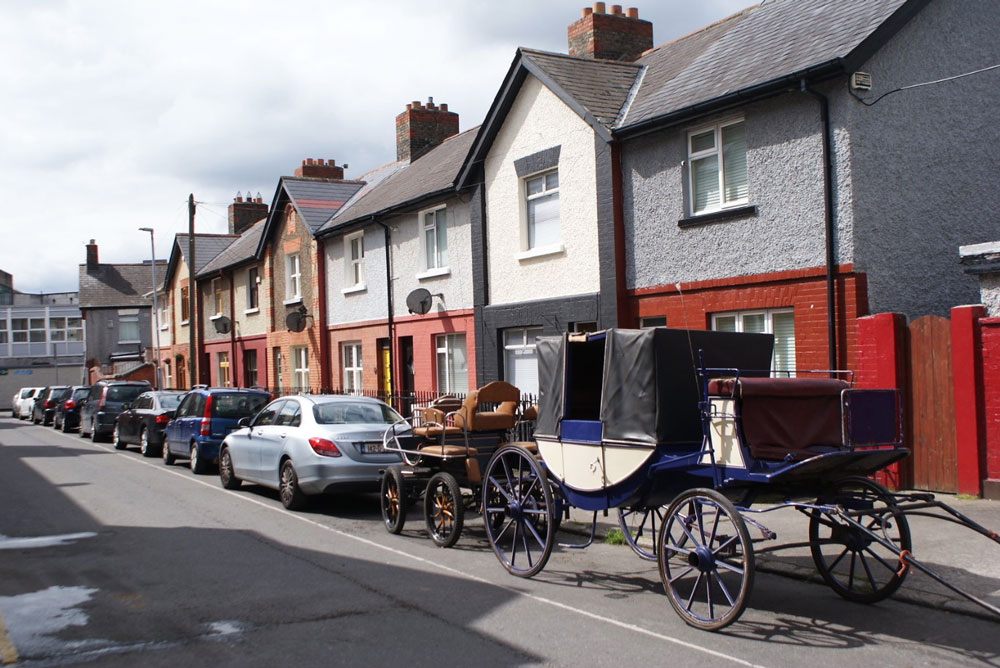 Dans le Quartier de Liberties à Dublin.