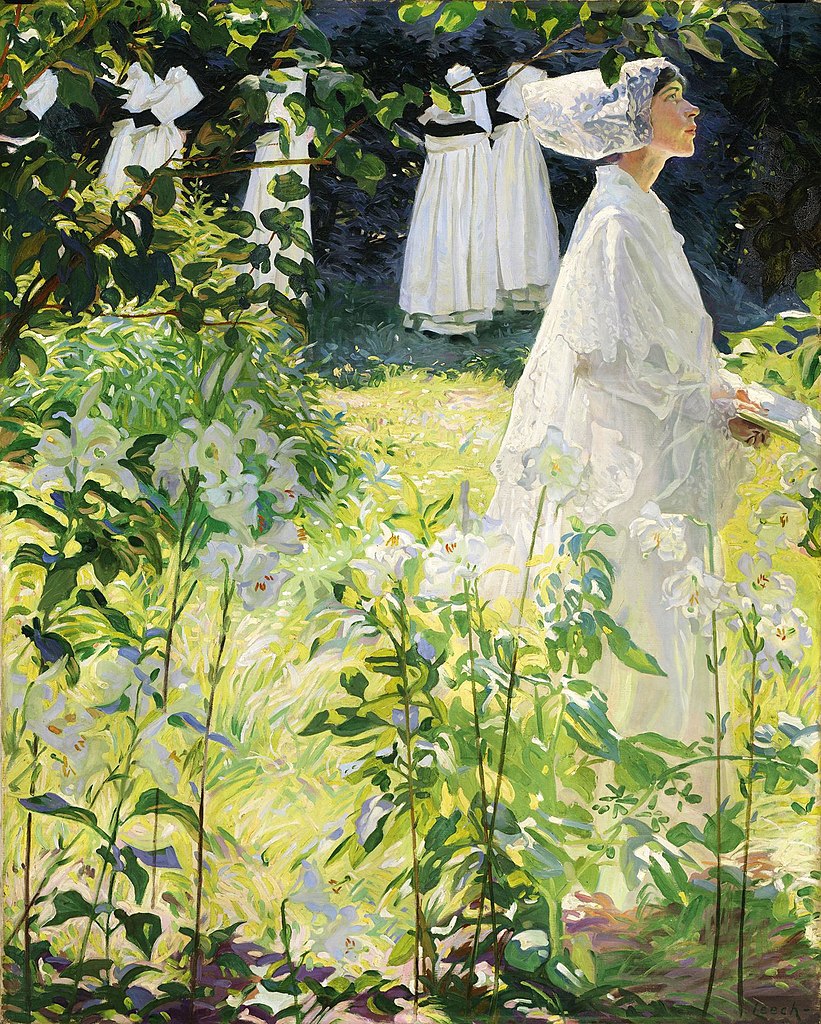 Tableau de Leech "Convent Garden" (1913) au musée de la National Gallery of Ireland à Dublin