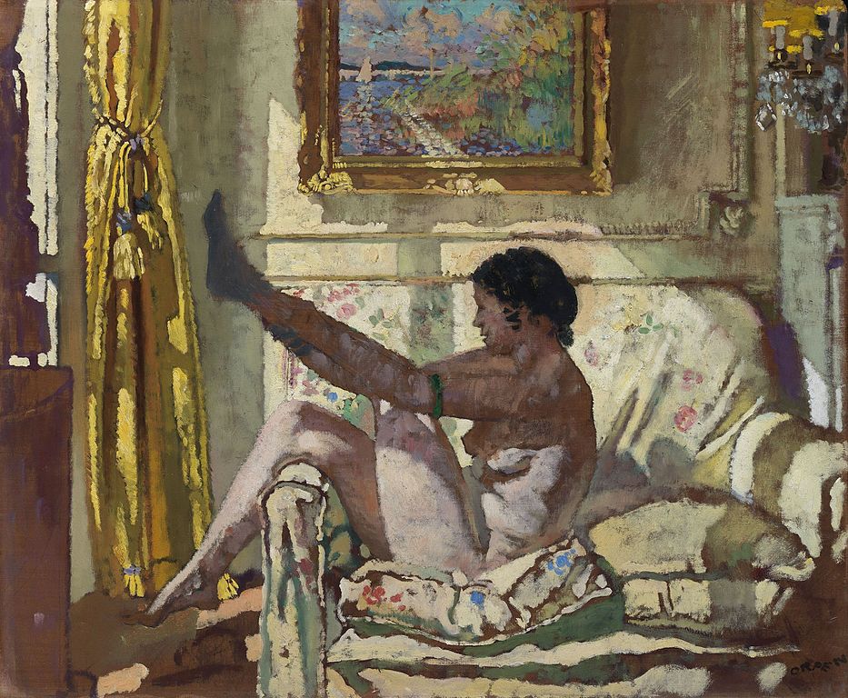 Oeuvre d'art de William Orpen "Sunlight" (1925) à la National Gallery of Ireland à Dublin