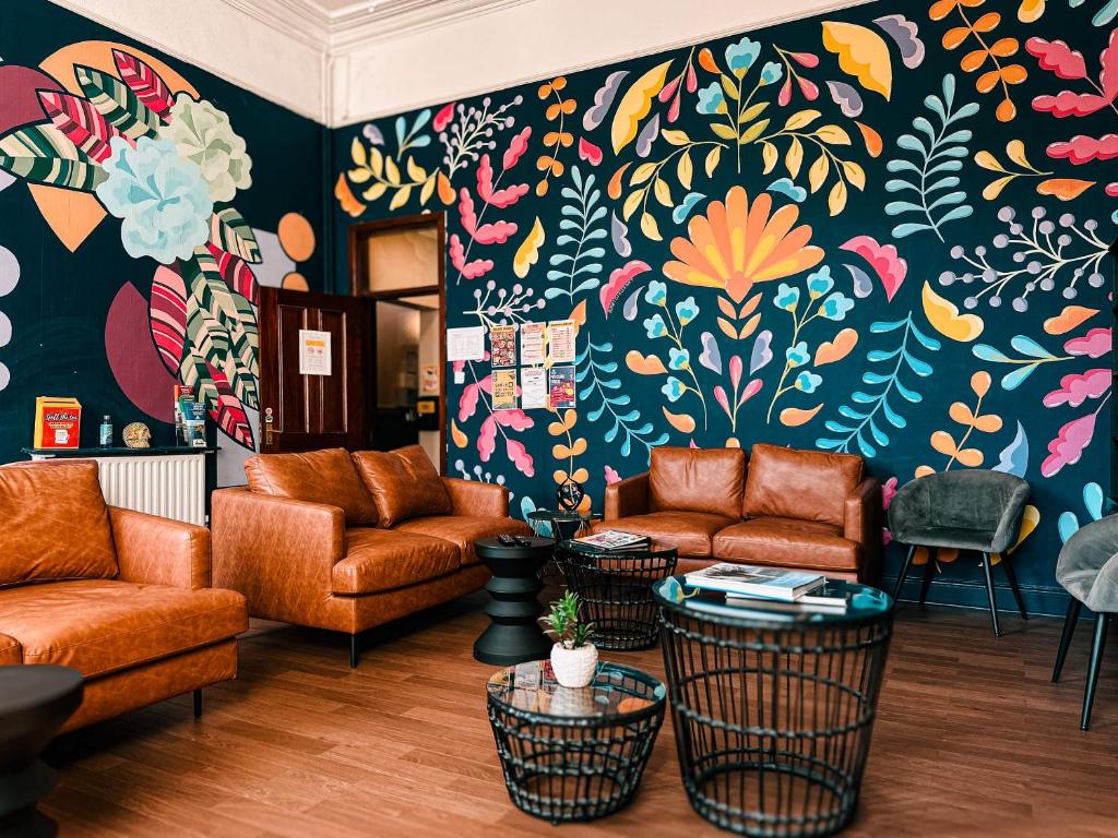 Dans l'auberge de jeunesse Gardiner House Hostel à Dublin.