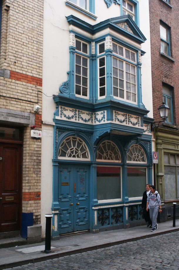 Dans le quartier de Temple Bar à Dublin.