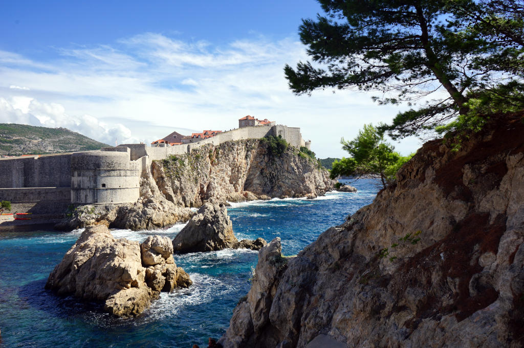 Un des lieux de tournage de Games of Thrones (King's landing) à Dubrovnik.