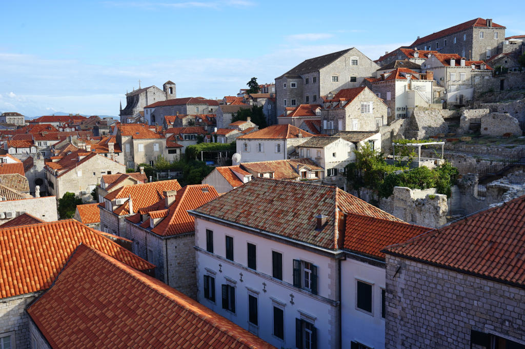 Vue depuis les remparts du centre historique.